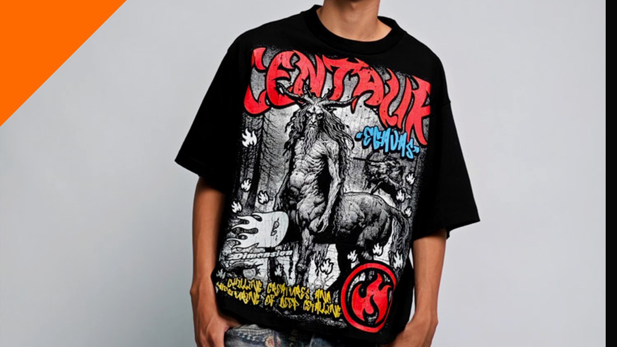 จัดคู่สีเสื้อกับลาย DTG โทนส้ม